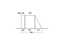 Technical Illustration of Easy Camp Motor Tour Shamrock Awning