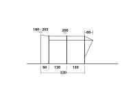 Technical Illustration of Easy Camp Motor Tour Wimberly Awning