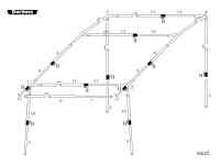 Dorema Quattro 225 caravan porch awning frame